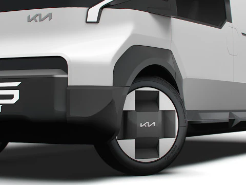 Kia PV5 Van 2025 3D Model