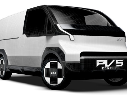 Kia PV5 Van 2025 3D Model