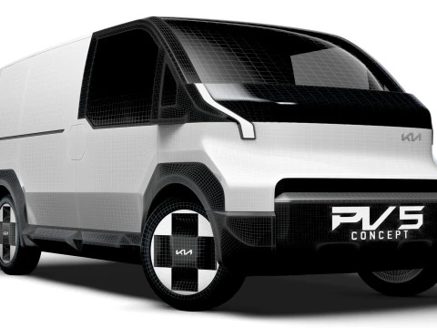Kia PV5 Van 2025 3D Model