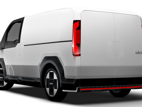 Kia PV5 Van 2025 3D Model