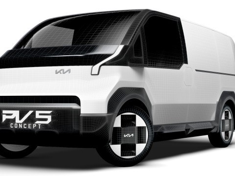 Kia PV5 Van 2025 3D Model