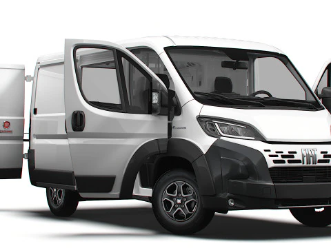 Interni Fiat e Ducato Van L1H1 HQ 2025 Modello 3D