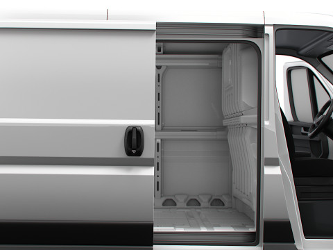 Fiat e Ducato Van L1H1 HQ Interior 2025 3D Model