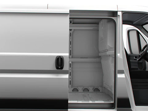 Fiat e Ducato Van L1H1 HQ Interior 2025 3D Модель