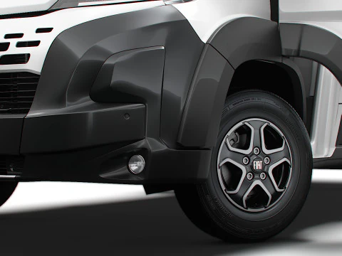 Fiat e Ducato Van L1H1 HQ Interior 2025 3D Модель