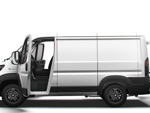 Fiat e Ducato Van L1H1 HQ Interior 2025 3D Model