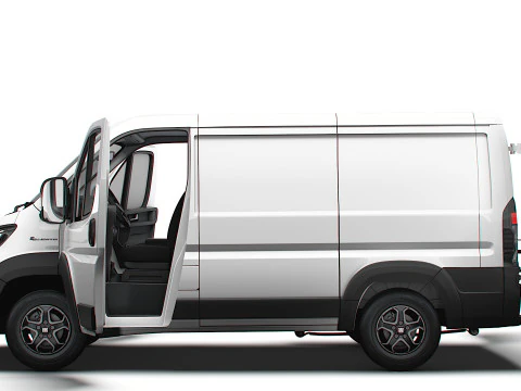Fiat e Ducato Van L1H1 HQ Interior 2025 3D Модель