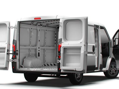 Fiat e Ducato Van L1H1 HQ Interior 2025 3D Модель