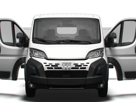 Fiat e Ducato Van L1H1 HQ Interior 2025 3D Модель