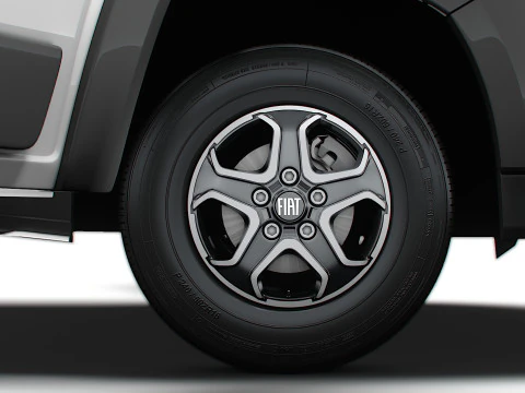 Fiat e Ducato Van L1H1 HQ Interior 2025 3D Модель