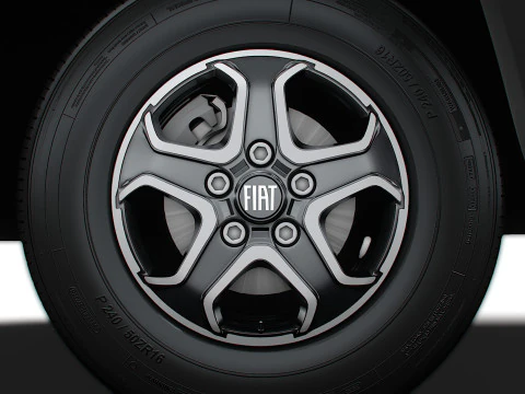 Fiat e Ducato Van L1H1 HQ Interior 2025 3D Модель