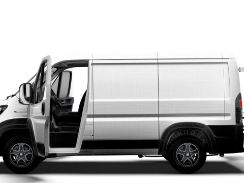 Fiat e Ducato Van L1H1 HQ Interior 2025 3D Модель