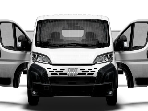 Fiat e Ducato Van L1H1 HQ Interior 2025 3D Модель