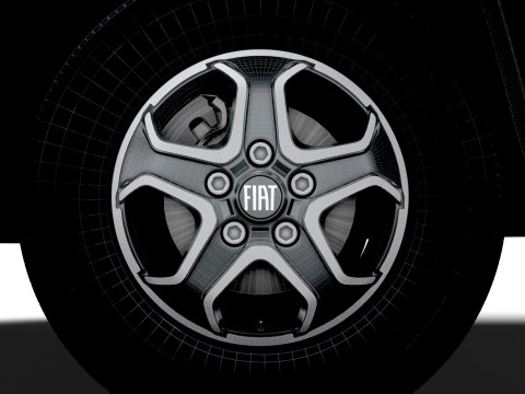 Fiat e Ducato Van L1H1 HQ Interior 2025 3D Модель