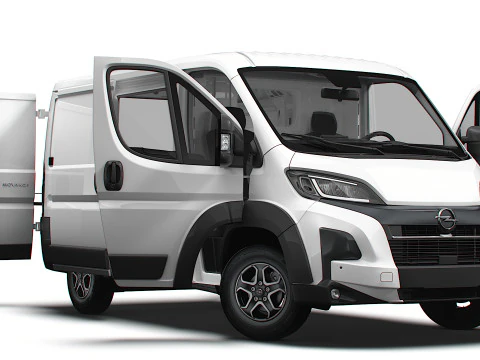 Opel Movano e Van L1H1 HQ Interior 2025 Modelo 3D