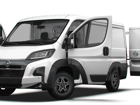 Opel Movano e Van L1H1 HQ Interior 2025 3Dモデル