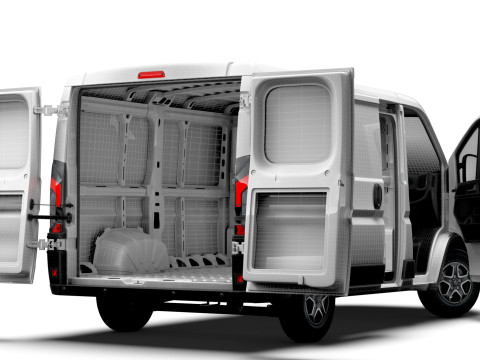 Opel Movano e Van L1H1 HQ Interior 2025 3Dモデル