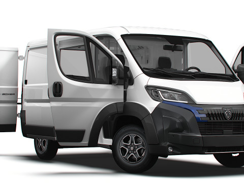 Peugeot e Boxer Van L1H1 HQ Interior 2025 3Dモデル