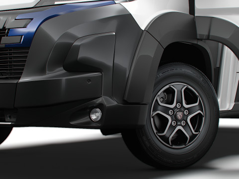 Peugeot e Boxer Van L1H1 HQ Interior 2025 3Dモデル