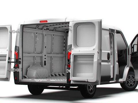 Peugeot e Boxer Van L1H1 HQ Interior 2025 3Dモデル
