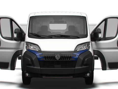 プジョー e ボクサー バン L1H1 HQ インテリア 2025 3Dモデル