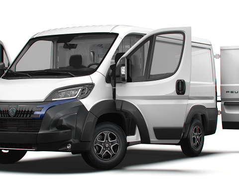 Peugeot e Boxer Van L1H1 HQ Interior 2025 3Dモデル