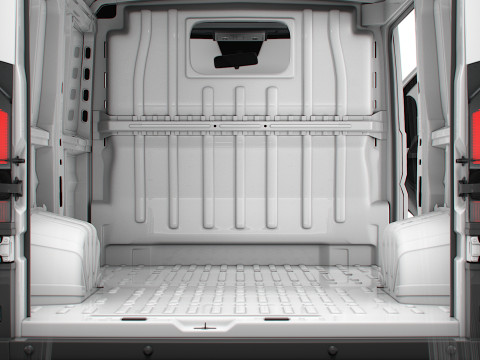Peugeot e Boxer Van L1H1 HQ Interior 2025 3Dモデル