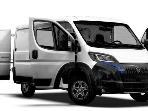 プジョー e ボクサー バン L1H1 HQ インテリア 2025 3Dモデル