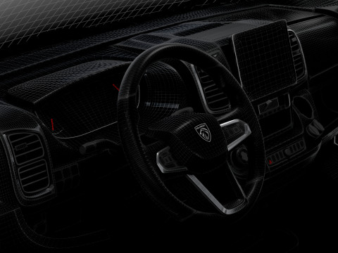 Peugeot e Boxer Van L1H1 HQ Interior 2025 3Dモデル