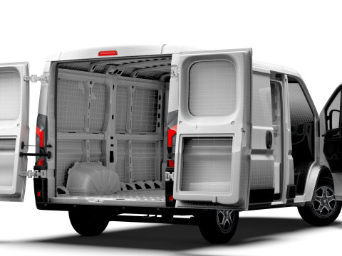 Peugeot e Boxer Van L1H1 HQ Interior 2025 3Dモデル