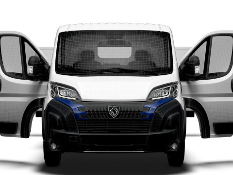 プジョー e ボクサー バン L1H1 HQ インテリア 2025 3Dモデル