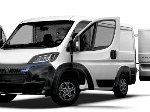 Peugeot e Boxer Van L1H1 HQ Interior 2025 3Dモデル