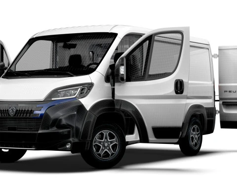 プジョー e ボクサー バン L1H1 HQ インテリア 2025 3Dモデル