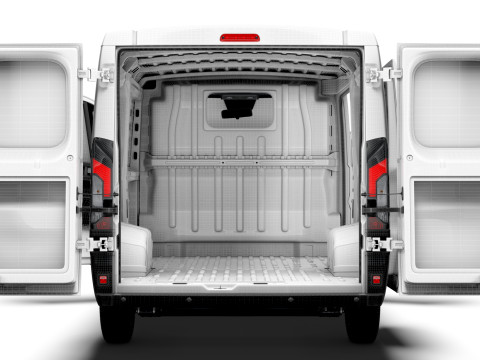 Peugeot e Boxer Van L1H1 HQ Interior 2025 3Dモデル