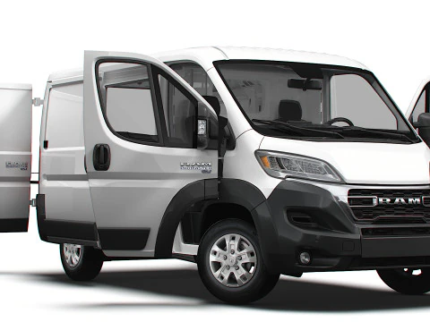 RAM Promaster e Van L1H1 HQ Interni 2025 Modello 3D