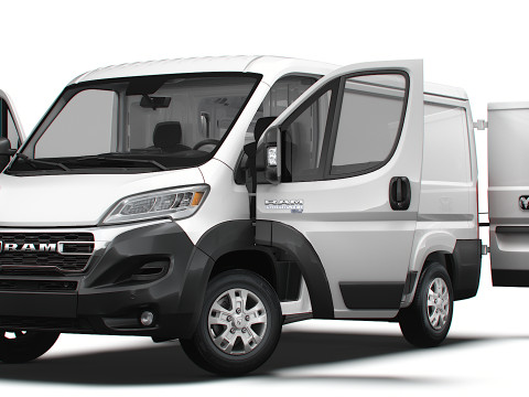 RAM Promaster e Van L1H1 HQ Interior 2025 3Dモデル