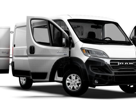 RAM Promaster e Van L1H1 HQ Interior 2025 3Dモデル