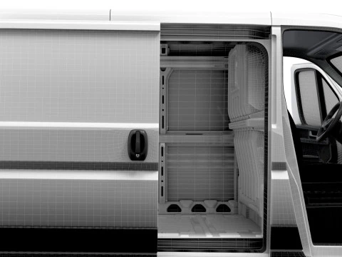 RAM Promaster e Van L1H1 HQ Interior 2025 3D Model