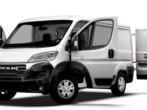 RAM Promaster e Van L1H1 HQ Interior 2025 3Dモデル