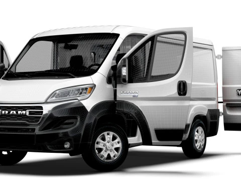 RAM Promaster e Van L1H1 HQ Interior 2025 3D Model