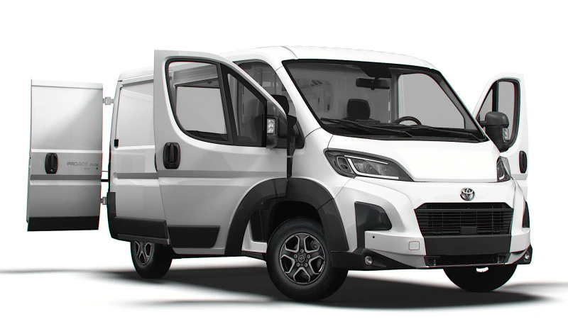 Toyota ProAce E Max Van L1H1 Genel Merkez İ&ccedil; Mekan 2025 3D Model .c4d .max .obj .3ds .fbx .stl .blend 