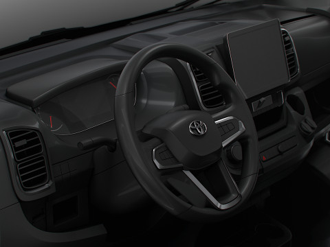 Toyota ProAce E Max Van L1H1 HQ Interior 2025 3D 모델