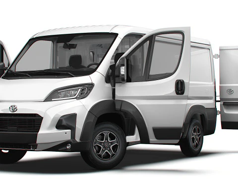 Toyota ProAce E Max Van L1H1 Genel Merkez İ&ccedil; Mekan 2025 3D Model