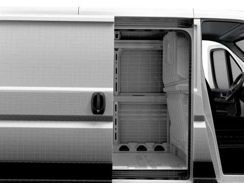 Toyota ProAce E Max Van L1H1 Genel Merkez İ&ccedil; Mekan 2025 3D Model