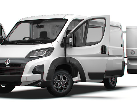 Vauxhall Movano e Van L1H1 HQ Interior 2025 3Dモデル