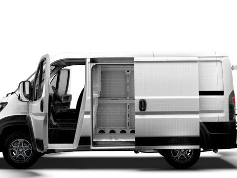 Vauxhall Movano e Van L1H1 HQ Interior 2025 3Dモデル