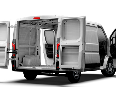 Vauxhall Movano e Van L1H1 HQ Interior 2025 3Dモデル