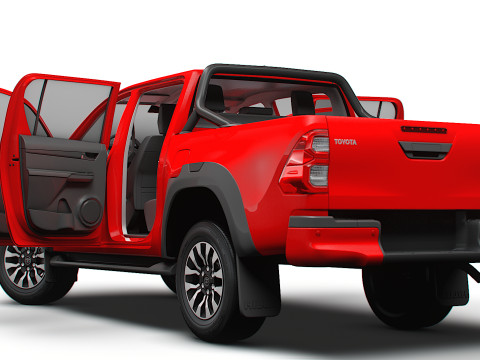 Toyota HiluxGR SPORT HQ Interior 2024 Model 3D
