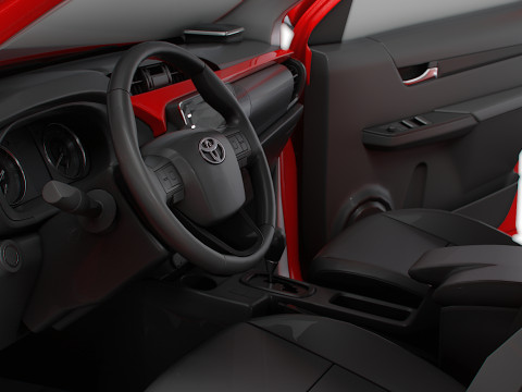 Toyota HiluxGR SPORT HQ Interior 2024 Model 3D