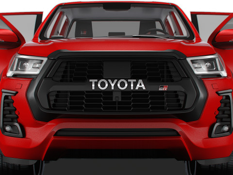 Toyota HiluxGR SPORT HQ Interior 2024 Model 3D
